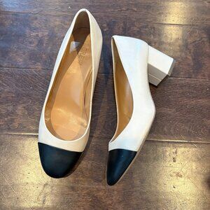 J. Crew color block chunky heels